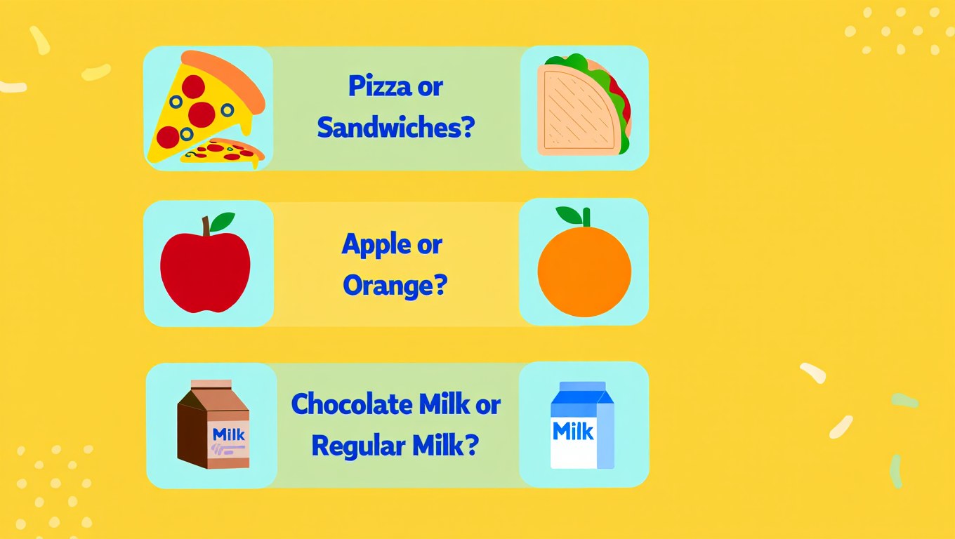 This or That Questions for Back to School