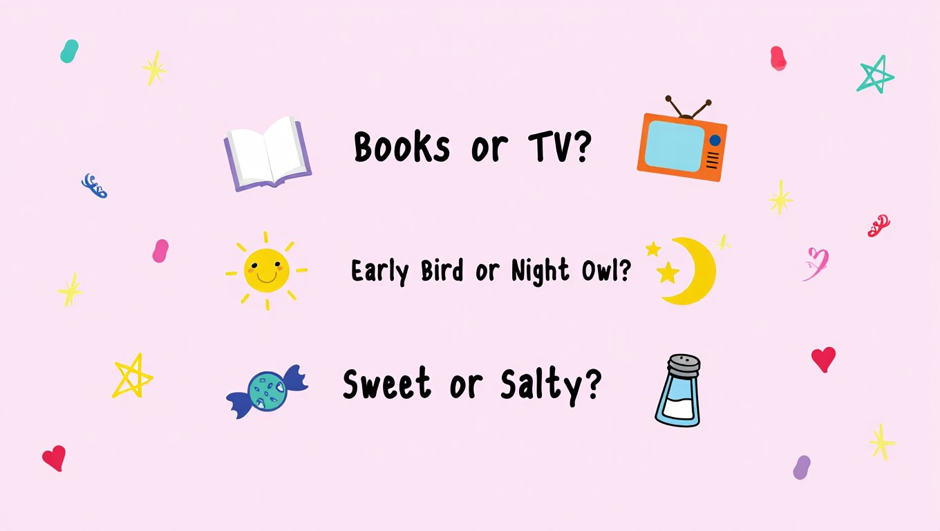 This or That Questions for Cousins By Category