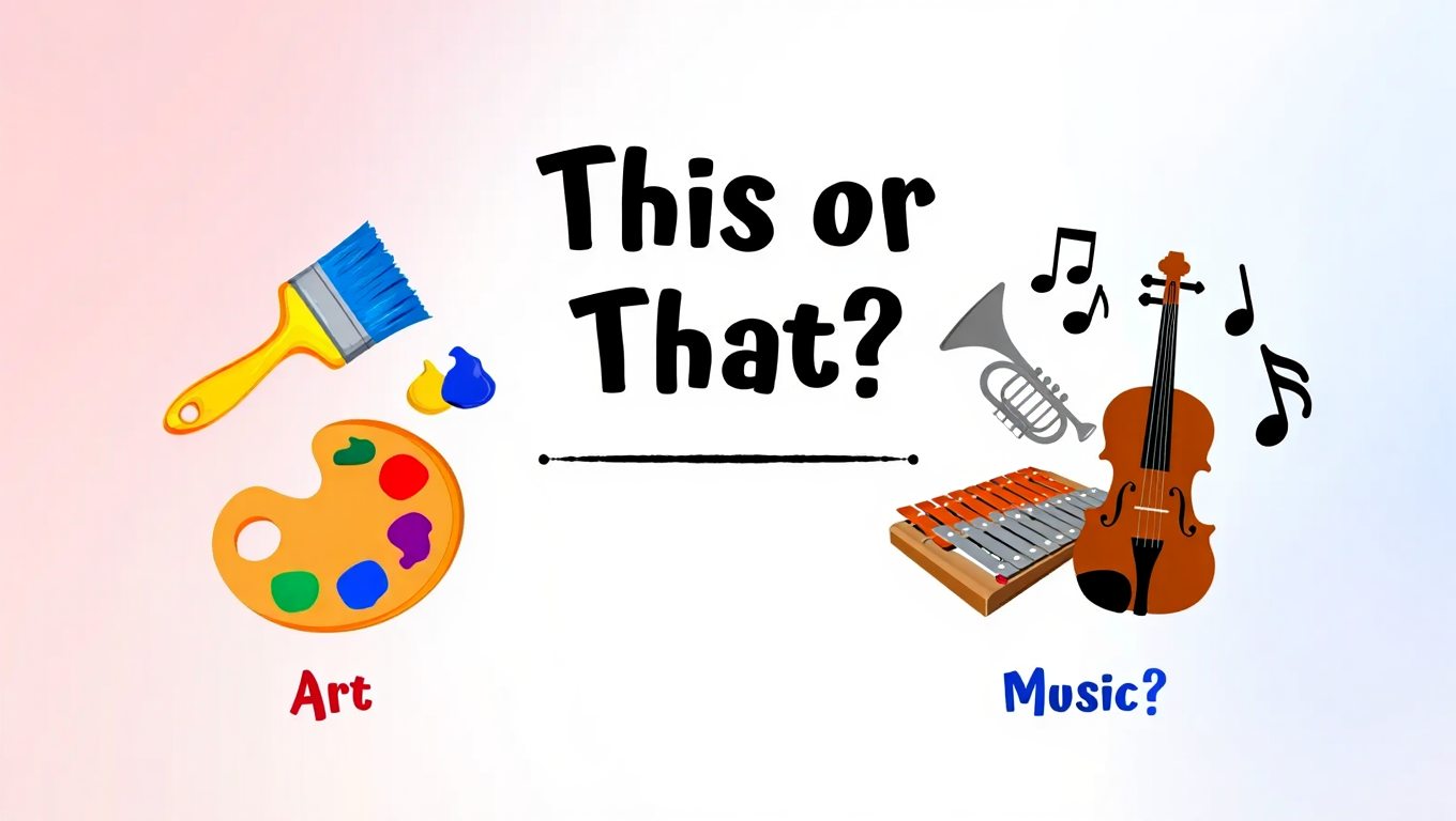 This or That Questions for Kindergarten 1