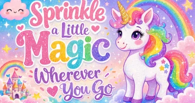 Unicorn Magic Quote