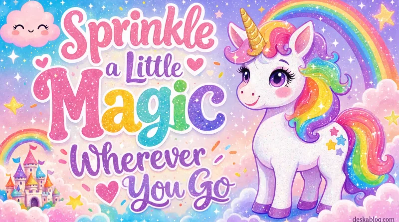 Unicorn Magic Quote