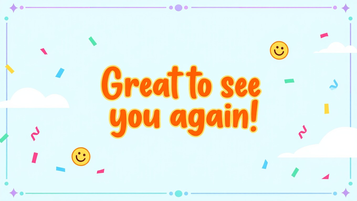 Welcome Back Messages for Retail Customers