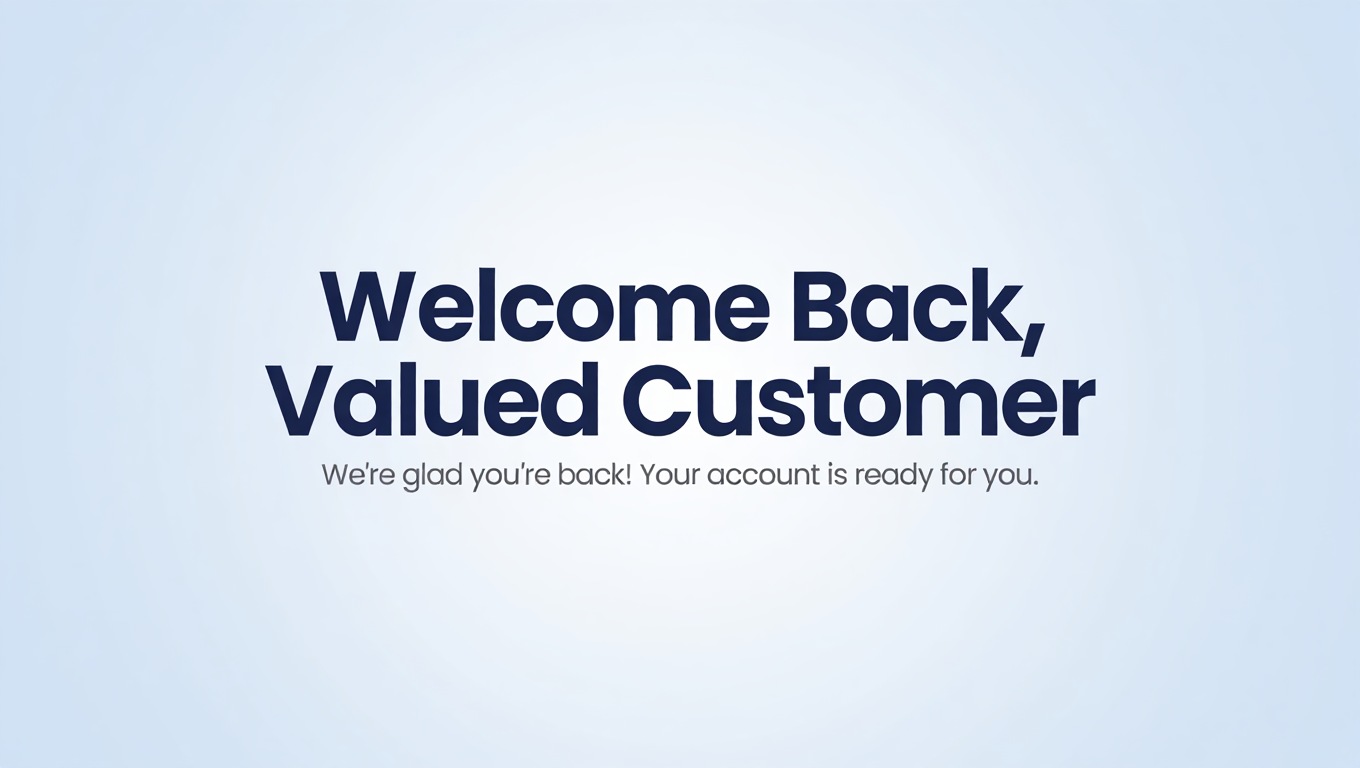 What Makes an Effective Welcome Back Message