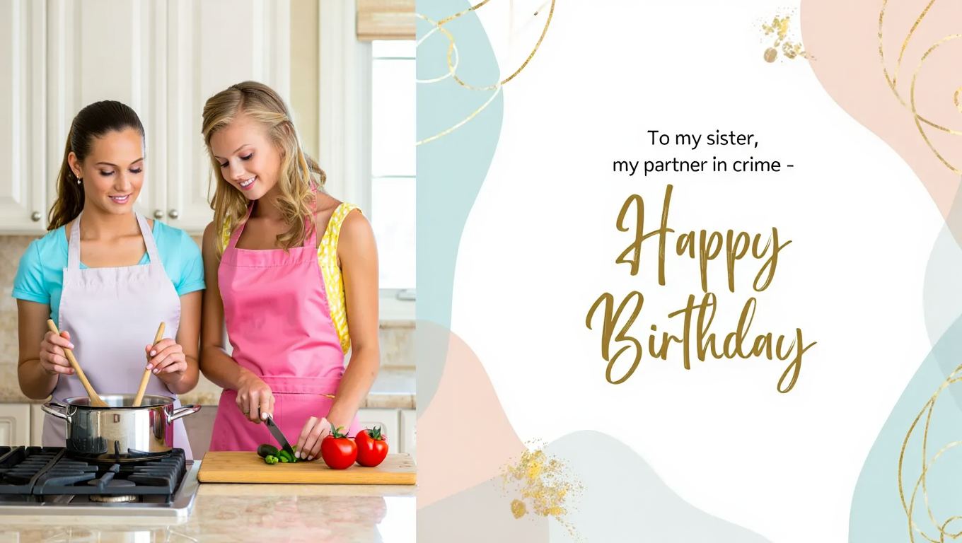 What Should I Avoid When Writing Birthday Wishes for My Sister