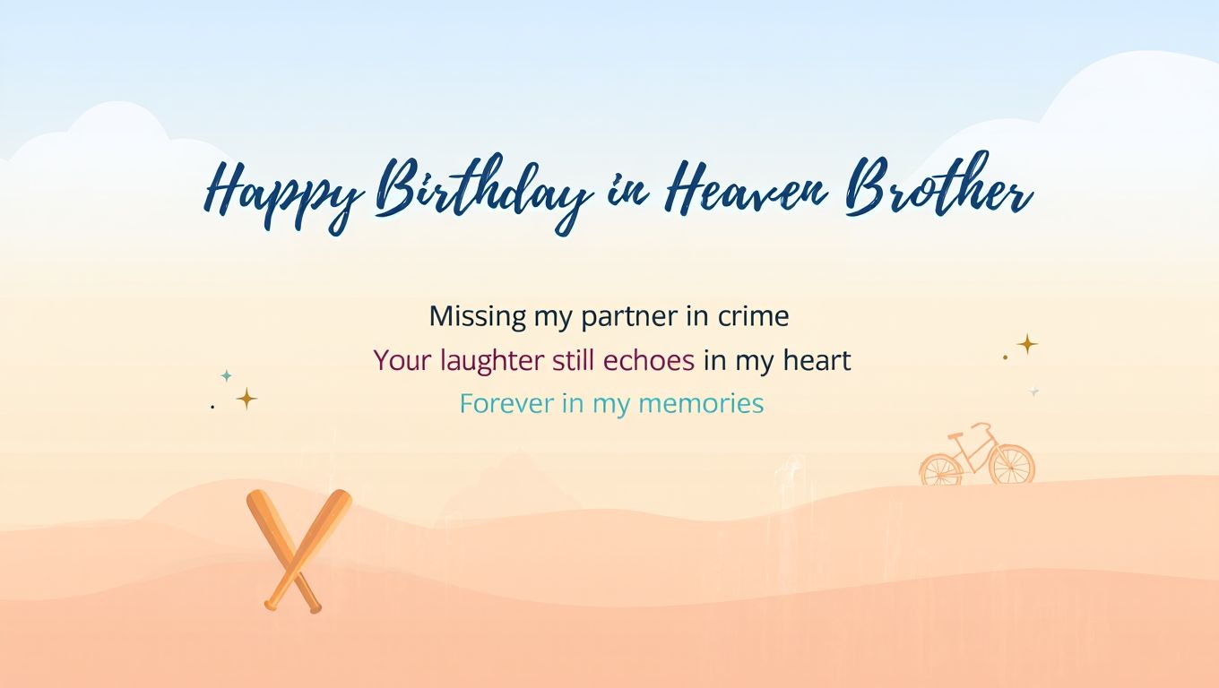 Why Do People Send Birthday Messages to Brothers in Heaven