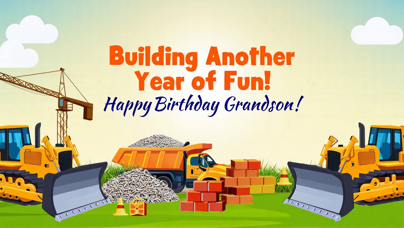 Wish Happy Birthday to a Grandson Having a Milestone Birthday