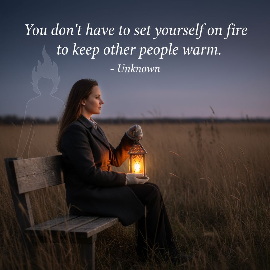 180+ Expectation and Disappointment Quotes: When Life Doesn't Go as Planned 10 You dont have to set yourself on fire to keep other people warm. Unknown