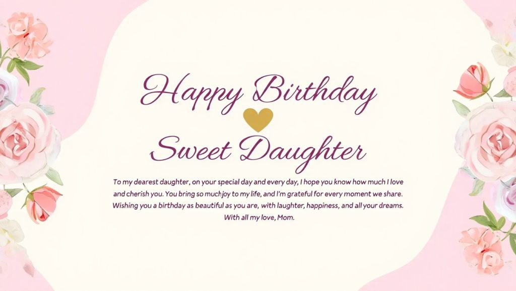 155+ Heart Touching Birthday Wishes For Daughter From Mother: Emotional ...