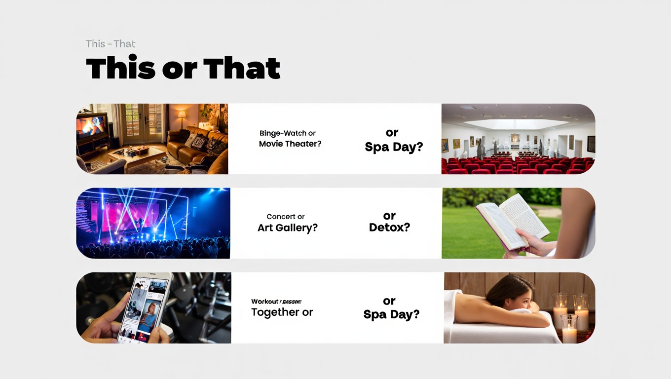 Entertainment and Lifestyle This or That Questions for a First Date -deskablog