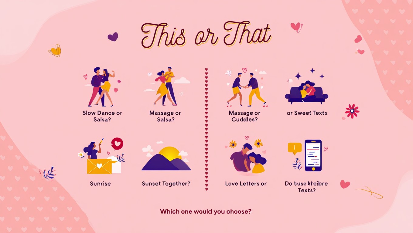 Flirty This or That Questions for Creating Chemistry - deskablog