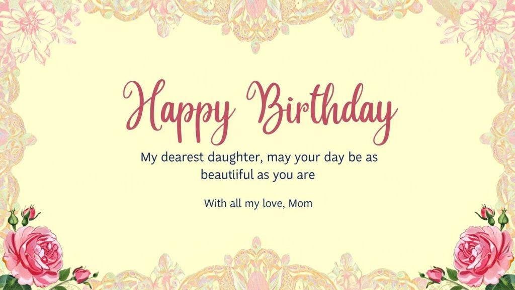 155+ Heart Touching Birthday Wishes For Daughter From Mother: Emotional ...