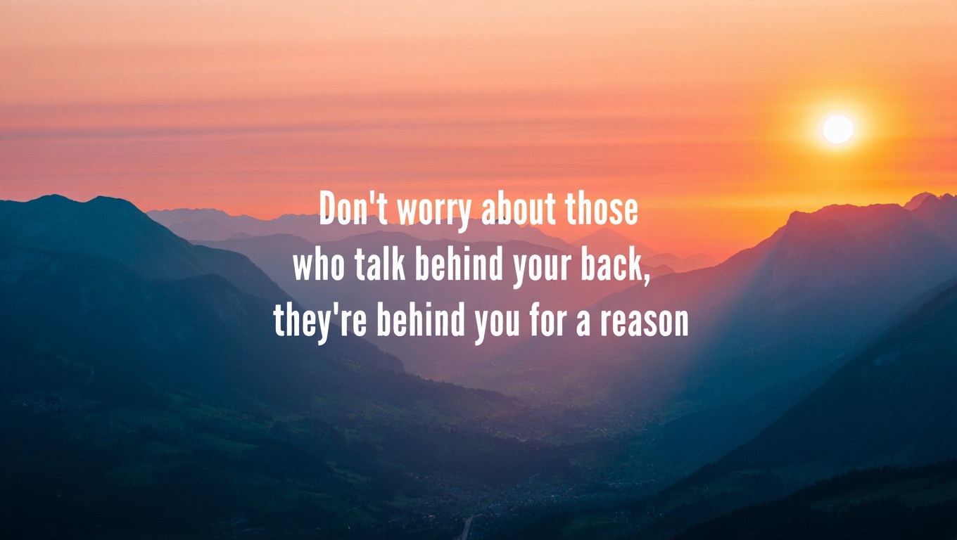 185+ Talking Behind Your Back Quotes: Real Words for Backstabbers, Fake Friends, and Two-Faced People 3 Original Quotes About People Talking Behind Your Back