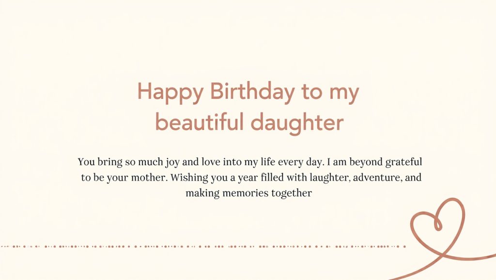 155+ Heart Touching Birthday Wishes For Daughter From Mother: Emotional ...