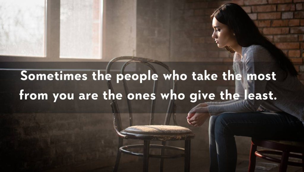 Sad Selfish People Quotes