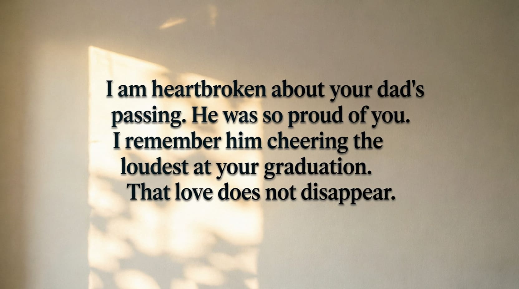 Messages for Someone Who Lost a Parent