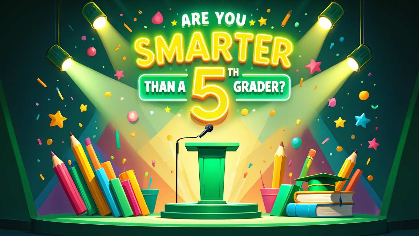 5th Grader Game Show Stage