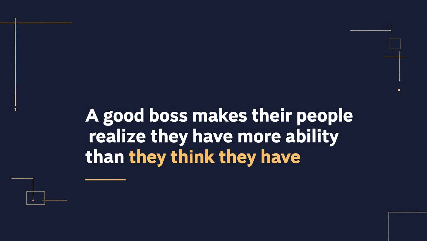 Appreciation Quotes for Your Boss