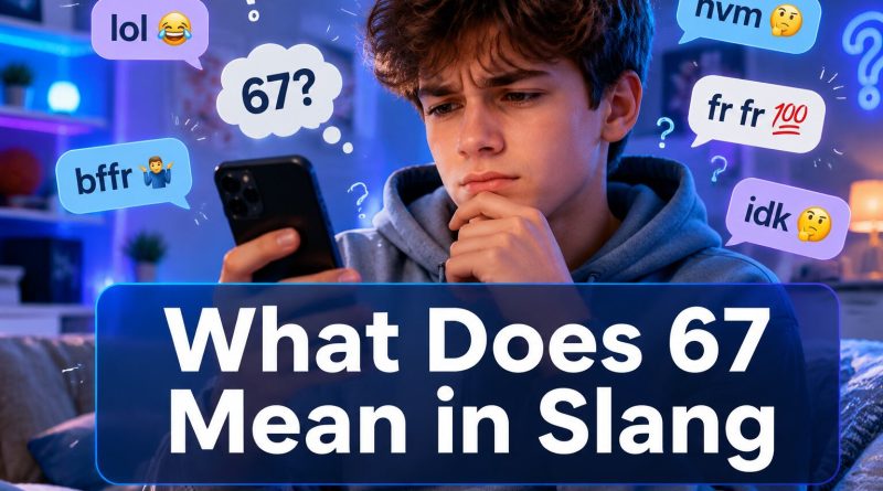 What Does 67 Mean in Slang