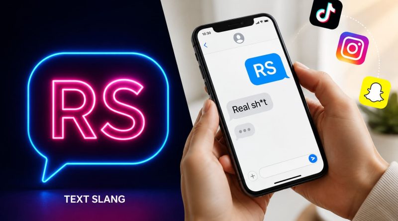 what does rs mean in text