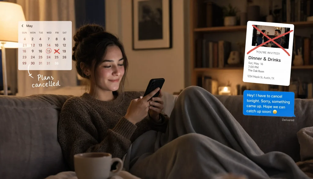 How to Cancel Plans Without Feeling Bad 1 Canceling Plans Last Minute