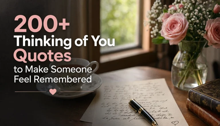 200+ Thinking of You Quotes to Make Someone Feel Remembered