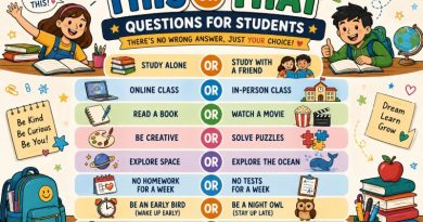 This or That Questions for Students