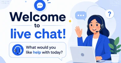 Welcome Messages for live chat