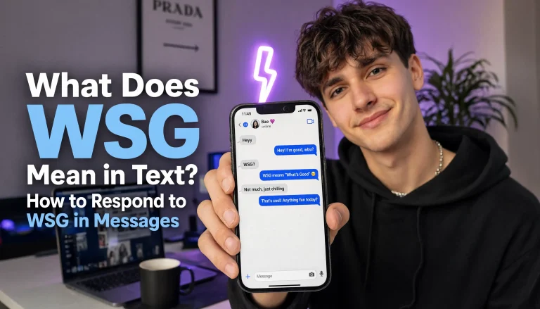 What Does WSG Mean in Text? How to Respond to WSG in Messages and Social Media