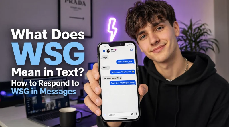 What Does WSG Mean in Text and How to Respond to WSG in Messages and Social Media