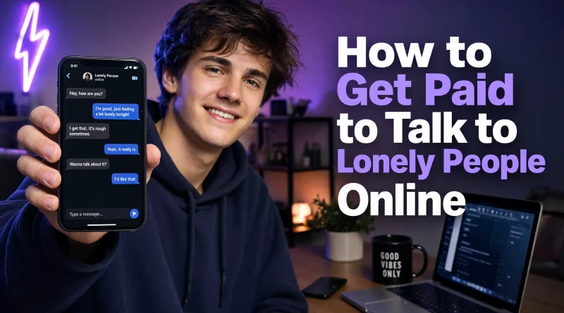get paid to chat lonely people