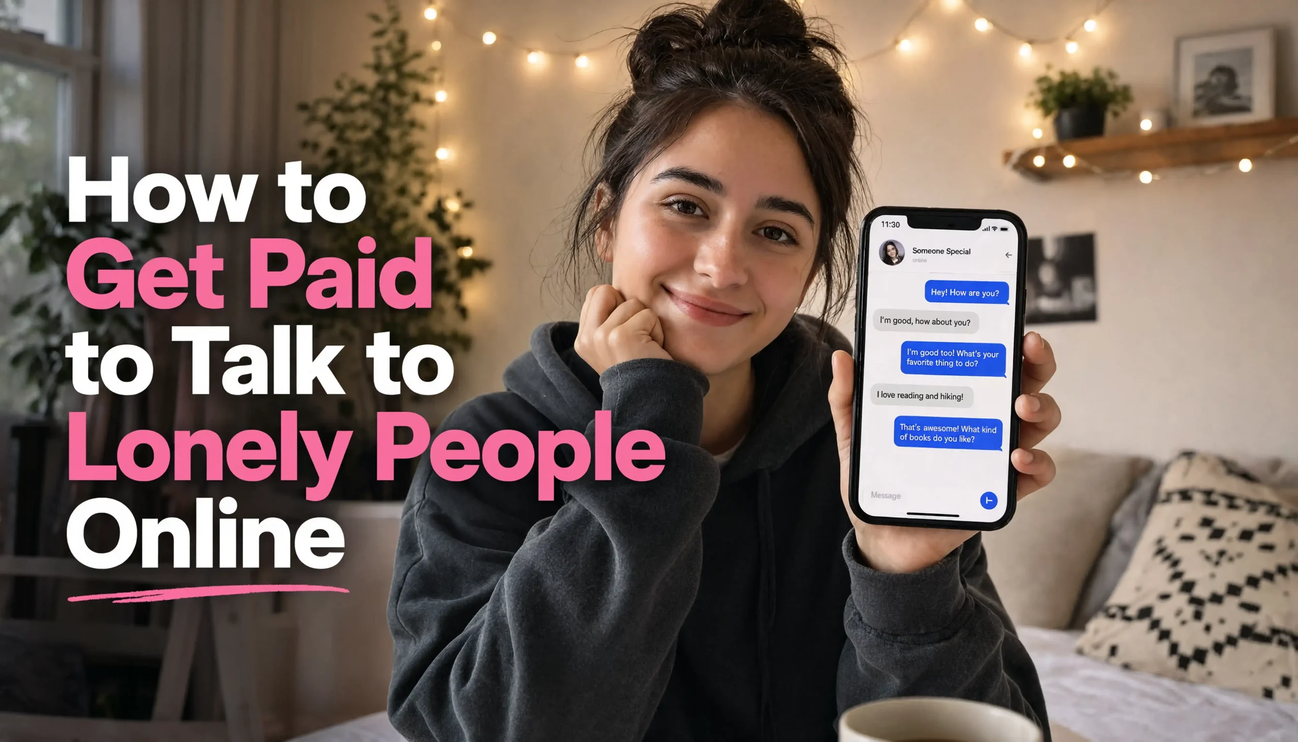 get paid to chat with men