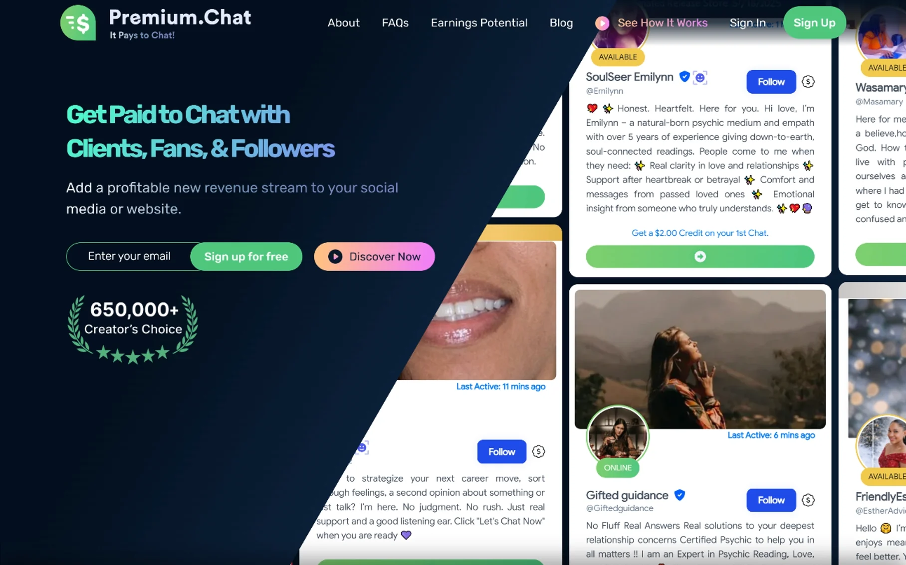 get paid to talk to lonely people