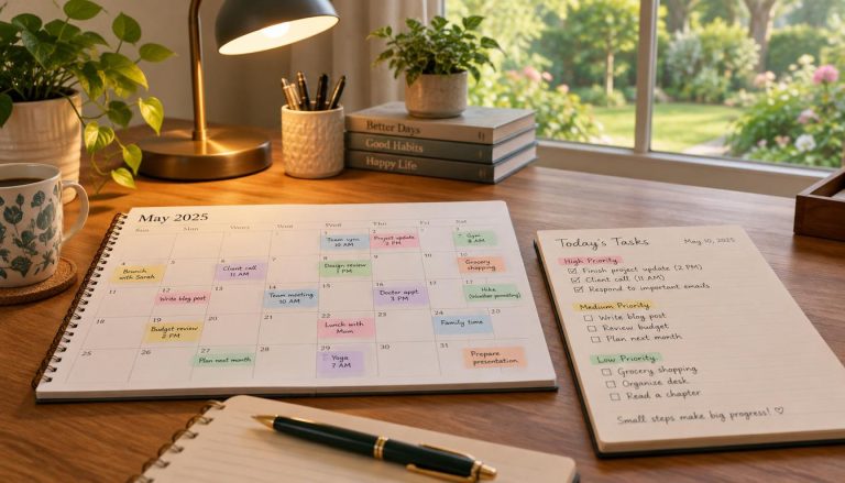 How to Stay Organized: My Simple Daily Routine Plan