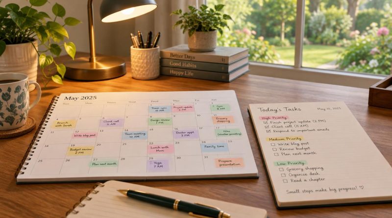 How to Stay Organized With a Simple Daily Routine